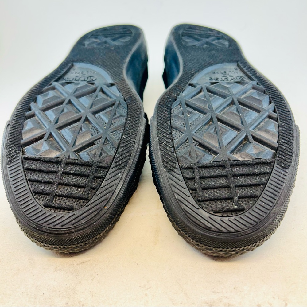 Converse Chuck Taylor All Star Black Monochrome Textile High Tops, size M6 W8 - Picture 10 of 11
